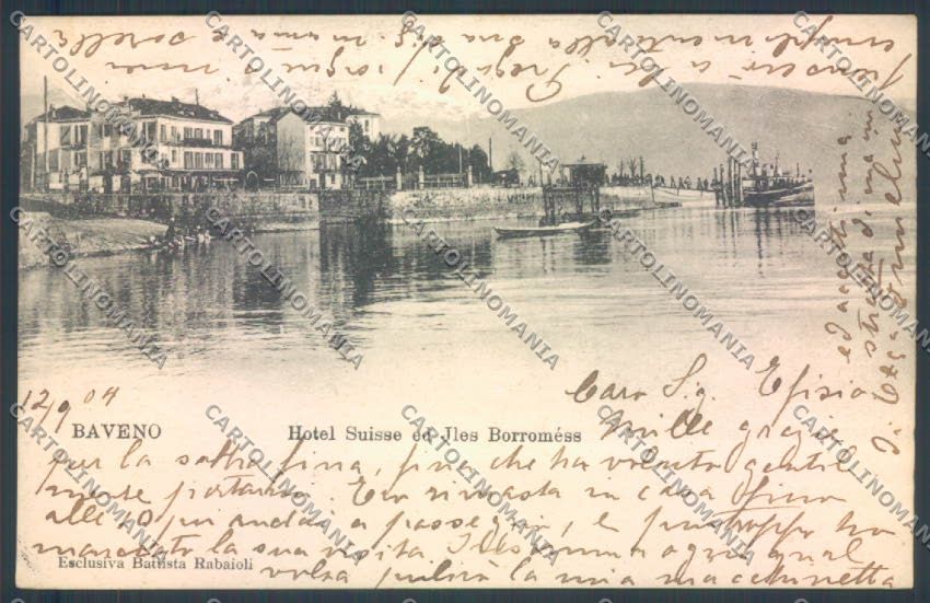 Verbania Baveno cartolina ZQ6946 – fronte