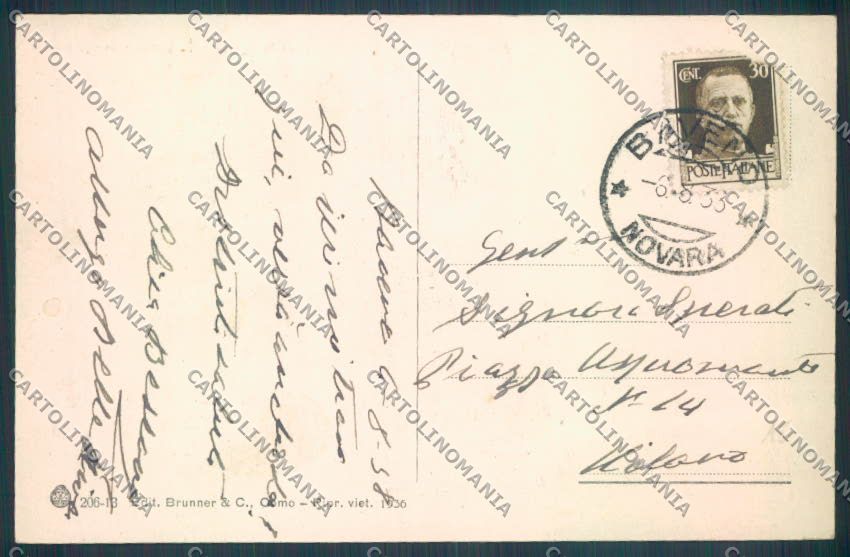 Verbania Baveno cartolina ZQ6948 – retro