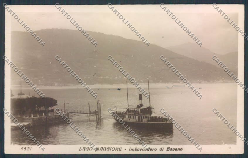 Verbania Baveno Battello Foto cartolina ZQ6959 – fronte