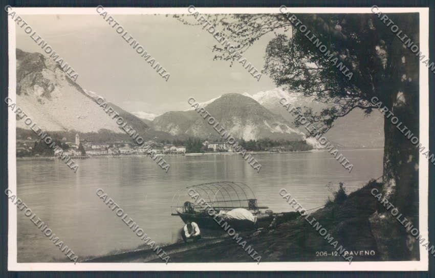 Verbania Baveno Barca Foto cartolina ZQ6963 – fronte