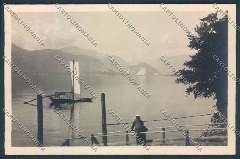 Verbania Baveno Barca Foto cartolina ZQ6965 – fronte