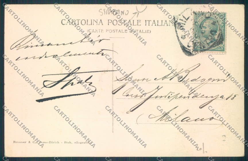 Verbania Baveno STRAPPINO cartolina ZQ6972 – retro