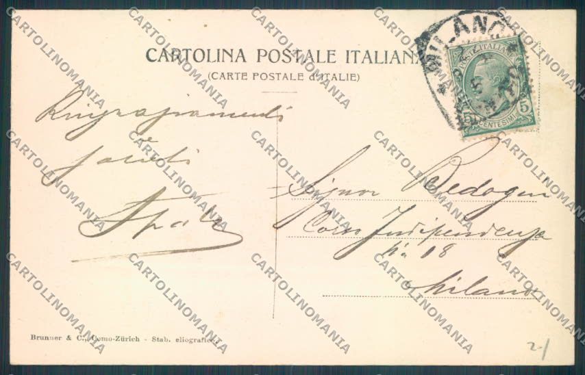 Verbania Baveno cartolina ZQ6973 – retro