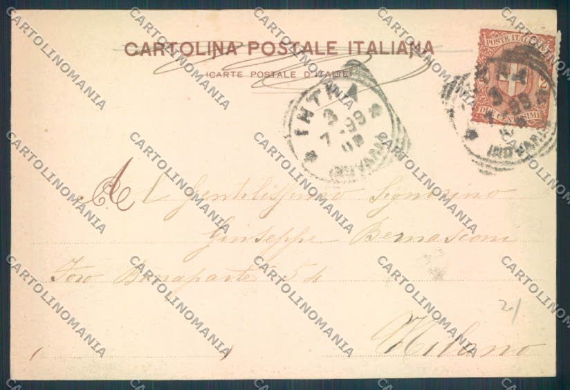 Verbania Baveno 1899 Lavandaia cartolina ZQ6981 – retro