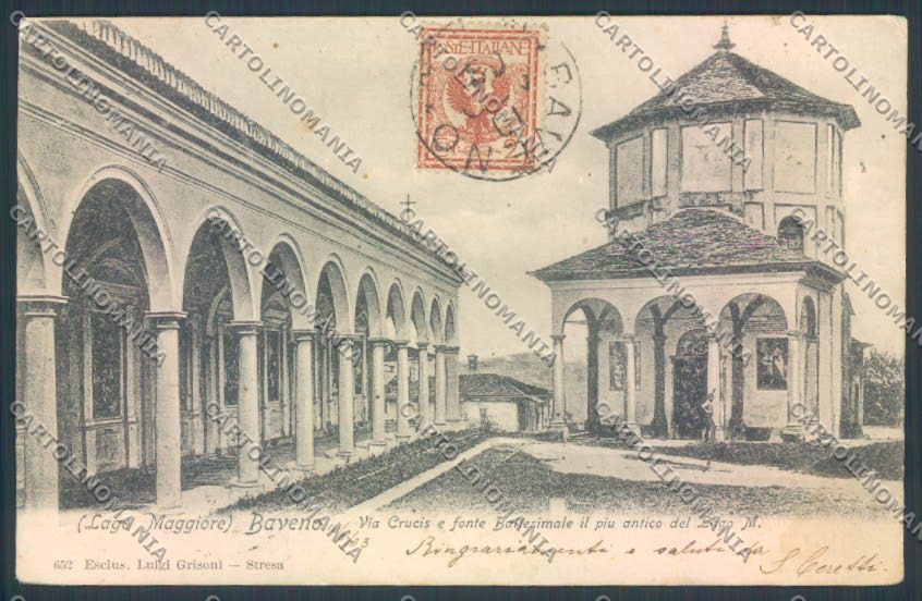 Verbania Baveno SCOLLATA cartolina ZQ6984 – fronte