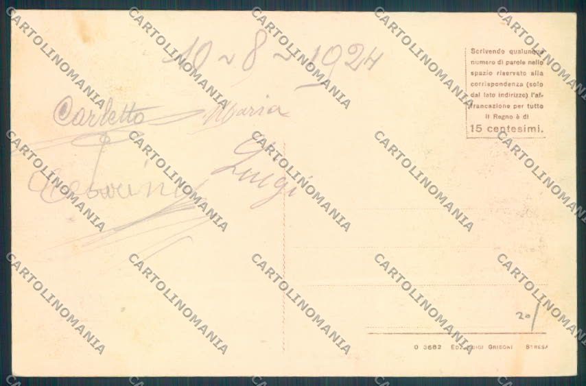 Verbania Baveno cartolina ZQ6985 – retro