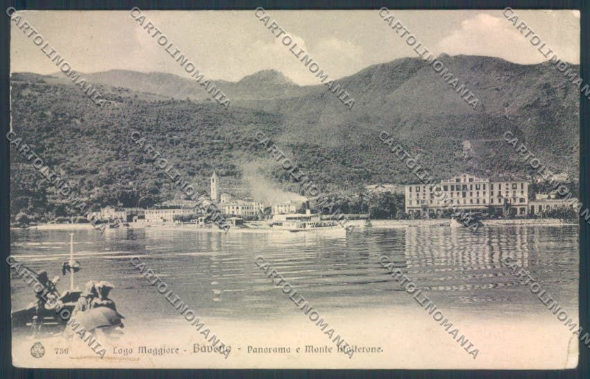 Verbania Baveno PIEGHINE cartolina ZQ6988 – fronte