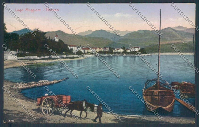 Verbania Baveno Barca cartolina ZQ6989 – fronte