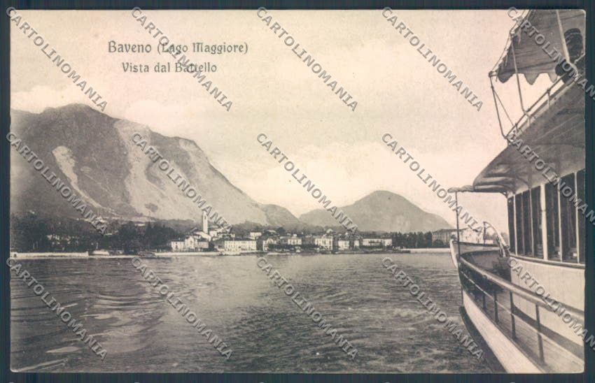 Verbania Baveno Battello cartolina ZQ6992 – fronte