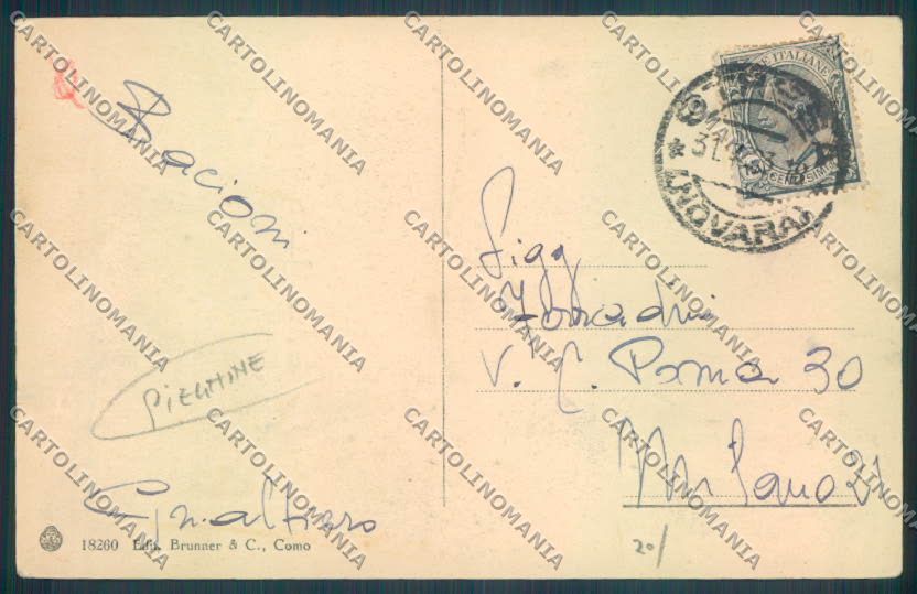 Verbania Baveno PIEGHINE cartolina ZQ6996 – retro