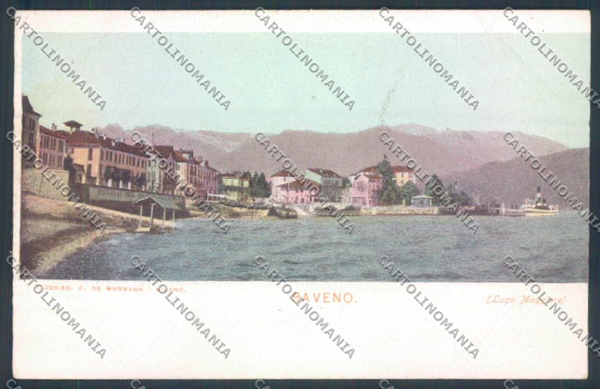 Verbania Baveno cartolina ZQ7000 – fronte