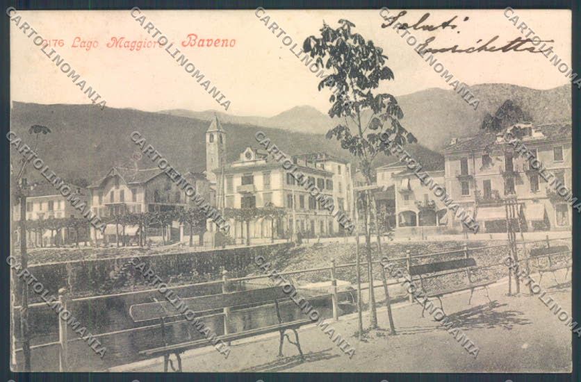 Verbania Baveno cartolina ZQ7005 – fronte