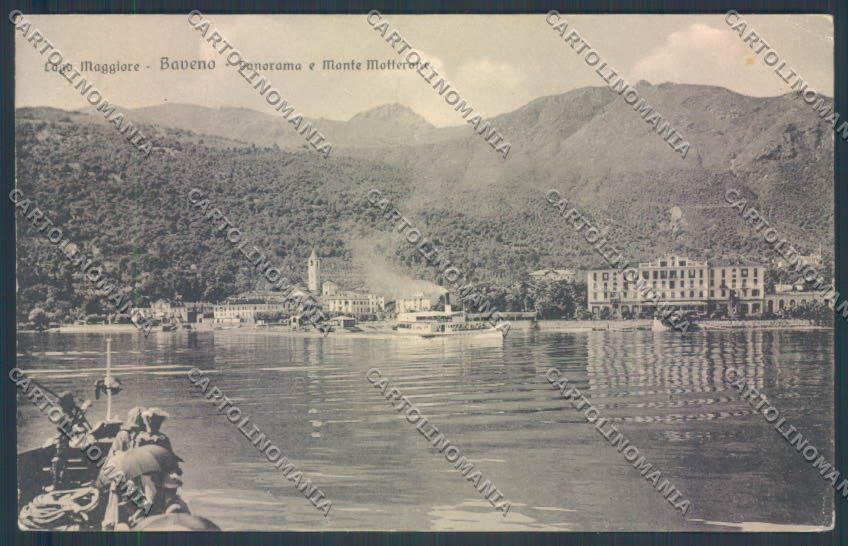 Verbania Baveno Barca cartolina ZQ7006 – fronte