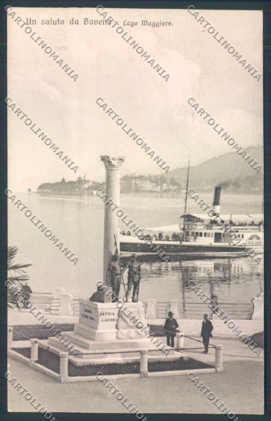 Verbania Baveno Battello cartolina ZQ7012 – fronte