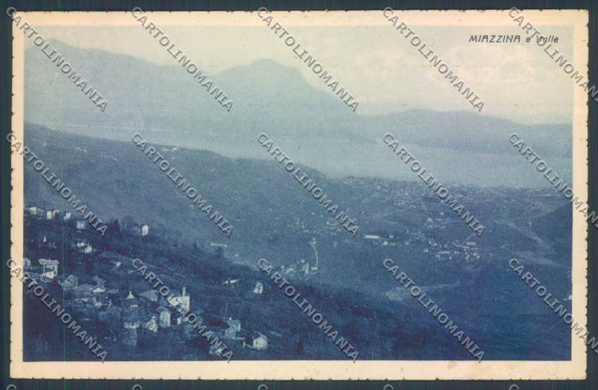 Verbania Miazzina PIEGHINA cartolina ZQ7016 – fronte