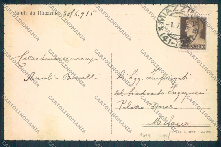 Verbania Miazzina cartolina ZQ7019 – retro