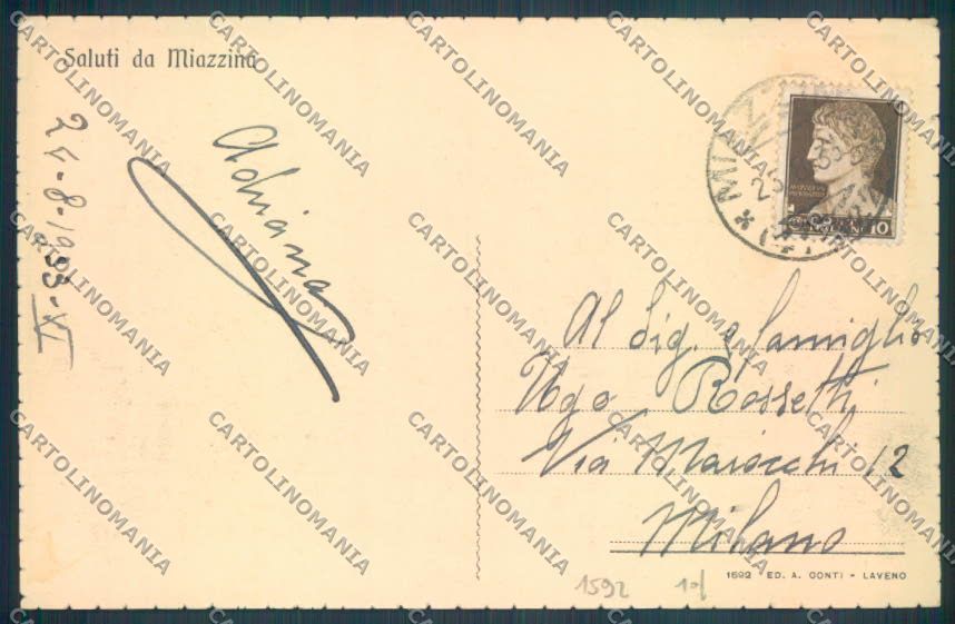 Verbania Miazzina cartolina ZQ7022 – retro