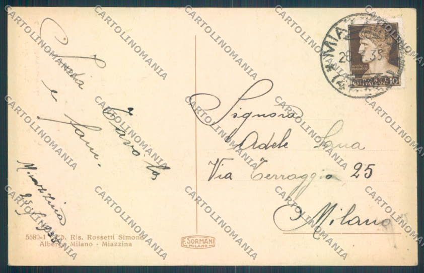 Verbania Miazzina cartolina ZQ7036 – retro