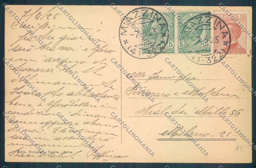 Verbania Miazzina cartolina ZQ7038 – retro