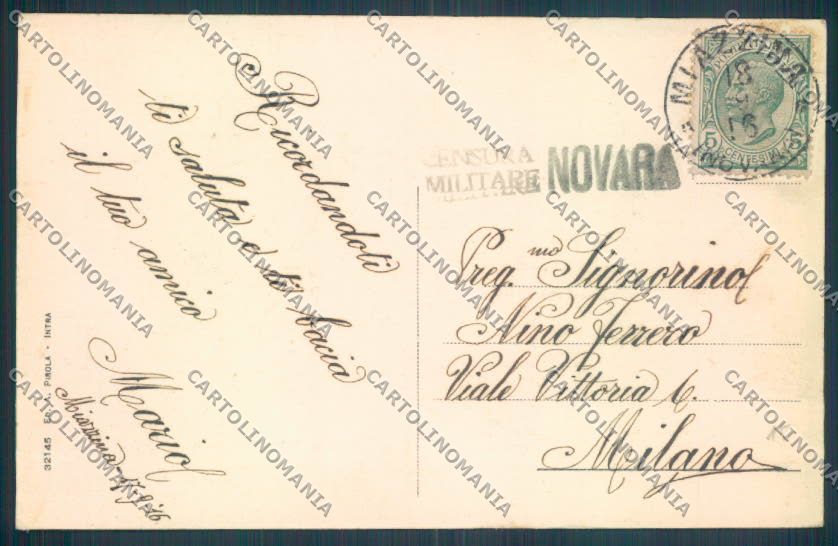 Verbania Miazzina cartolina ZQ7046 – retro