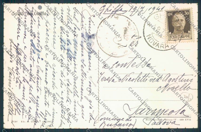 Verbania Ghiffa cartolina ZQ7079 – retro