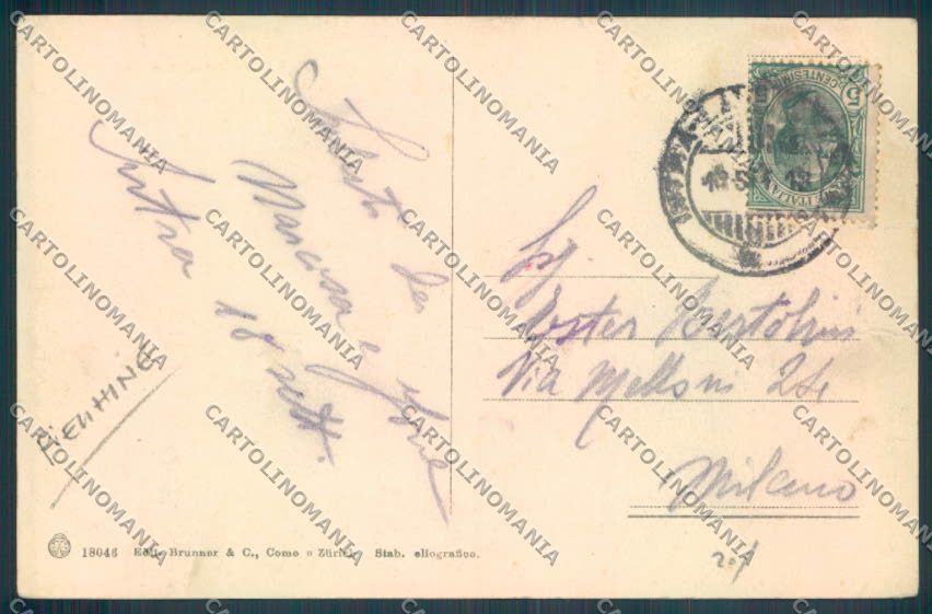 Verbania Ghiffa PIEGHINE cartolina ZQ7085 – retro