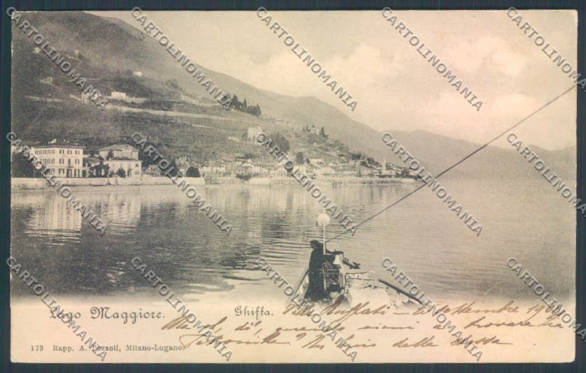 Verbania Ghiffa Barca cartolina ZQ7088 – fronte