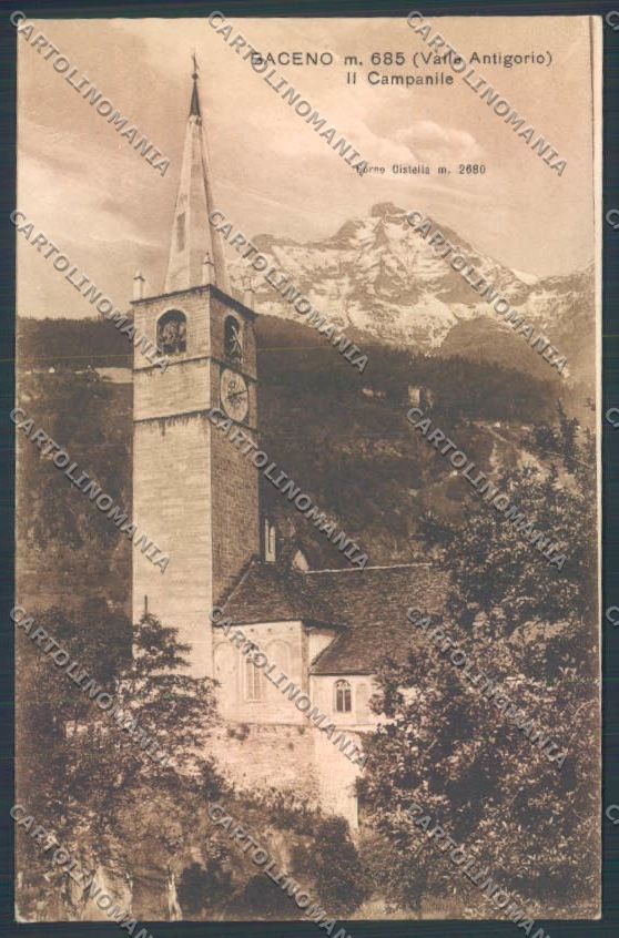 Verbania Baceno cartolina ZQ7090 – fronte