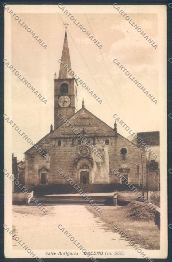 Verbania Baceno PIEGHINA cartolina ZQ7095 – fronte