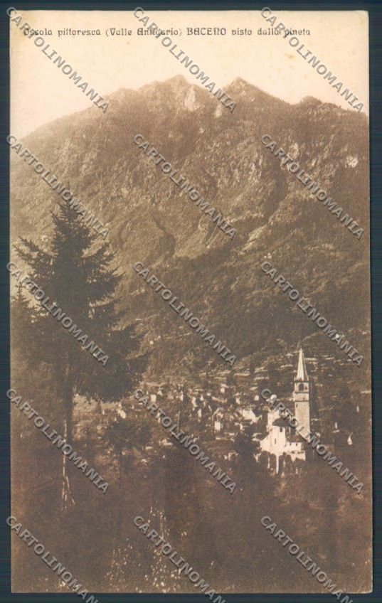 Verbania Baceno cartolina ZQ7098 – fronte