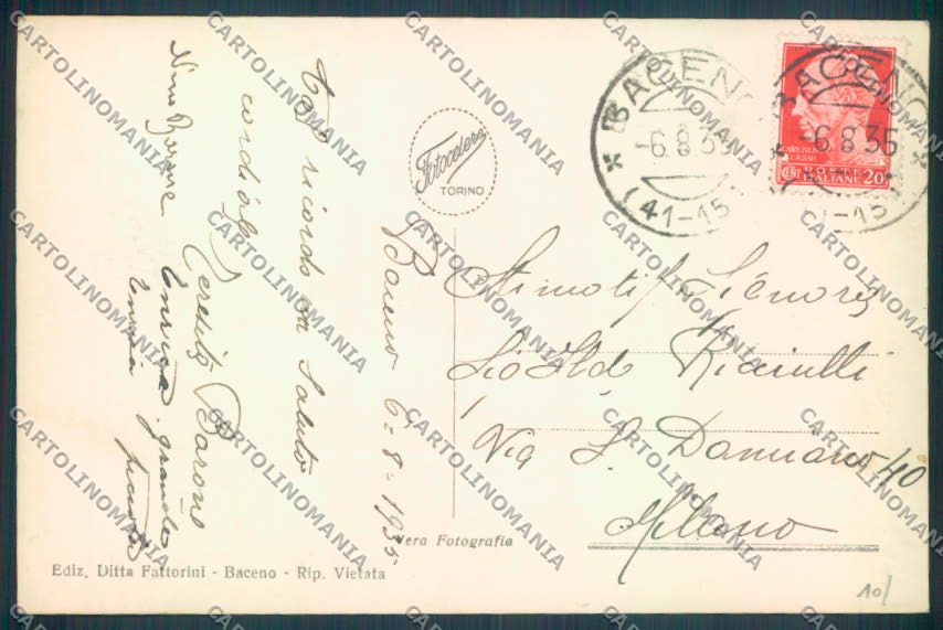 Verbania Baceno Foto cartolina ZQ7103 – retro