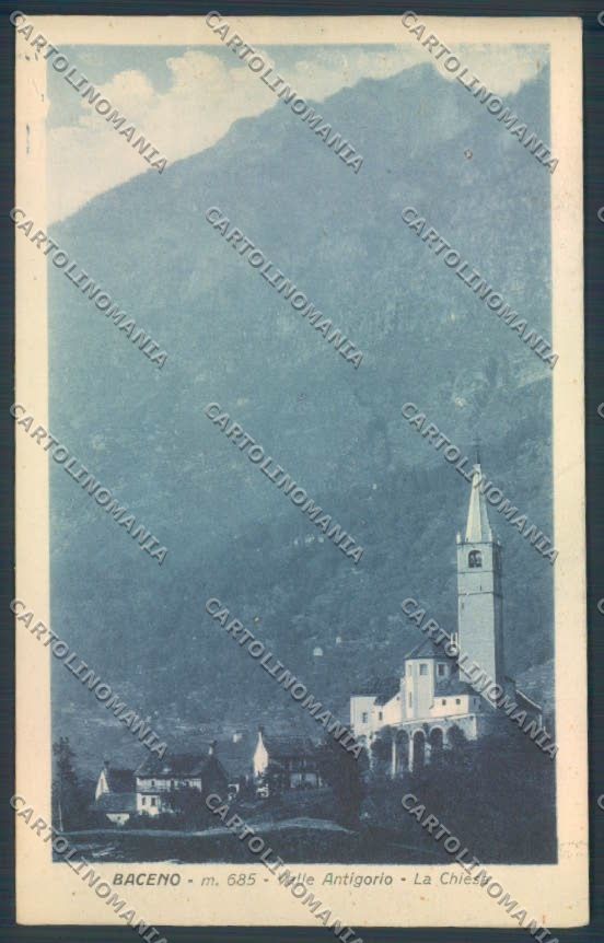 Verbania Baceno cartolina ZQ7105 – fronte