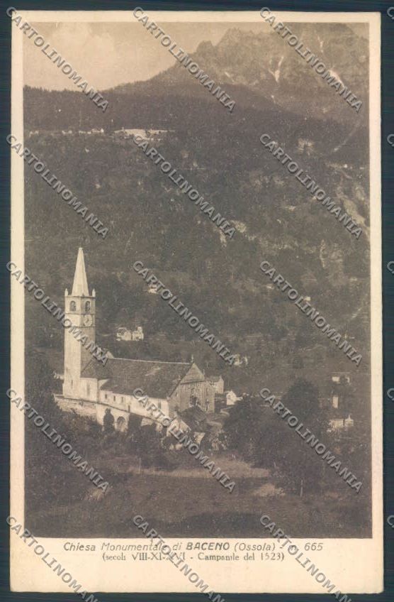 Verbania Baceno cartolina ZQ7106 – fronte
