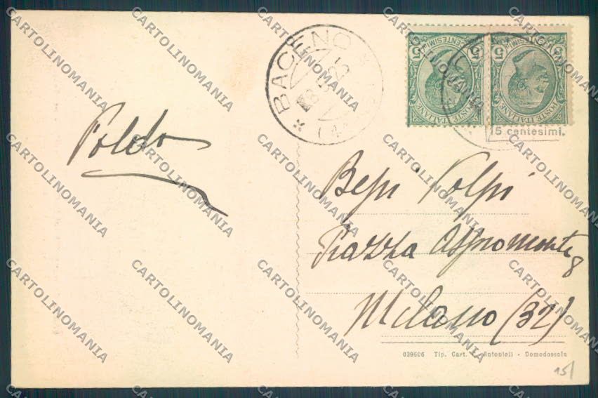 Verbania Baceno cartolina ZQ7106 – retro