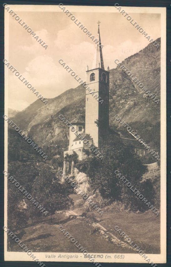 Verbania Baceno cartolina ZQ7107 – fronte