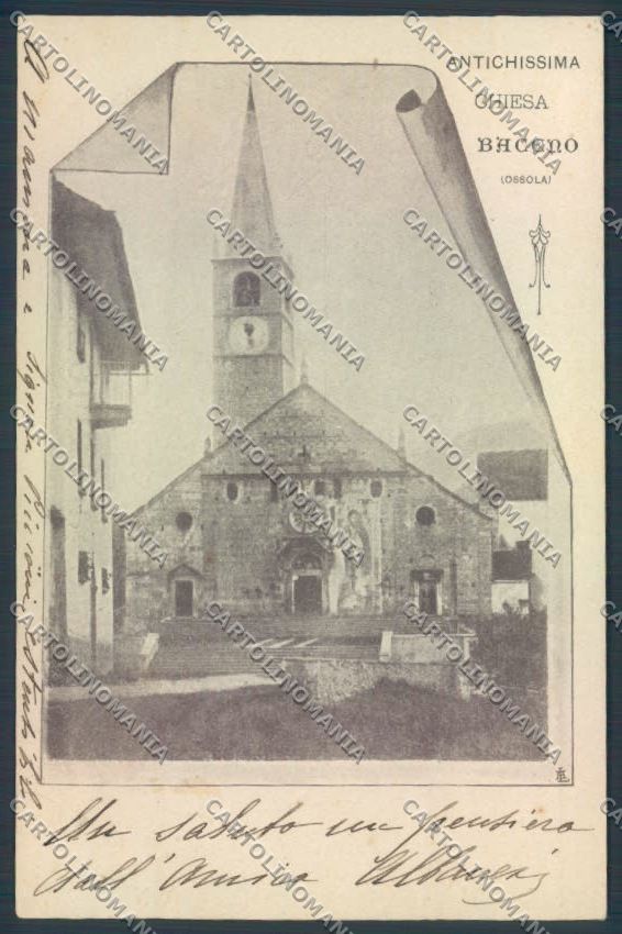 Verbania Baceno cartolina ZQ7115 – fronte