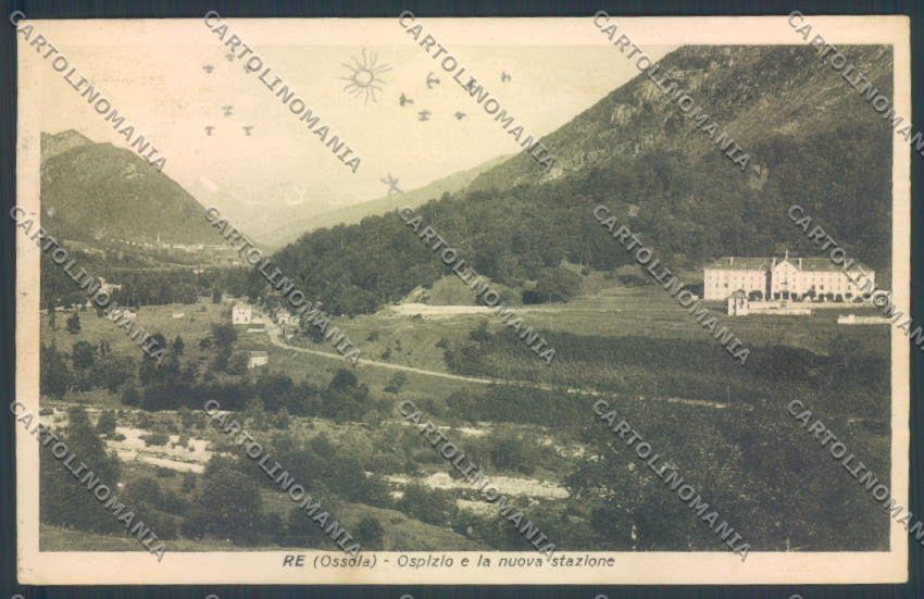 Verbania Re Ospizio Stazione cartolina ZQ7119 – fronte
