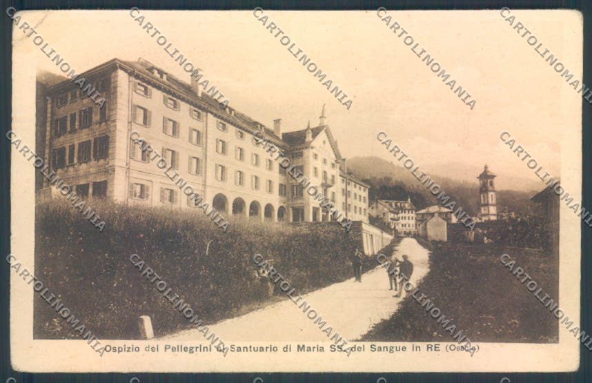 Verbania Re Ospizio PIEGA cartolina ZQ7131 – fronte