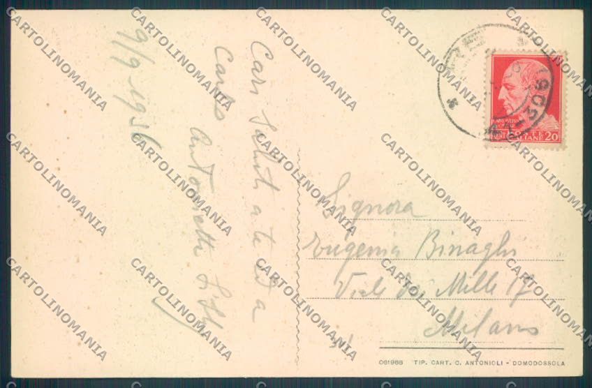 Verbania Re Ospizio cartolina ZQ7139 – retro