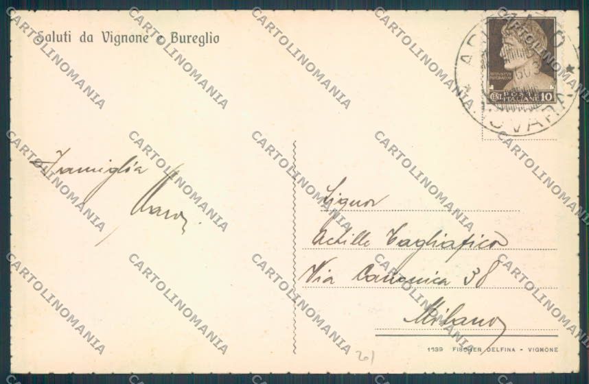Verbania Vignone cartolina ZQ7143 – retro