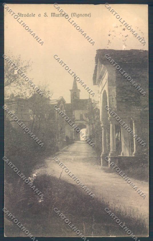 Verbania Vignone San Martino STRAPPO PIEGA cartolina ZQ7148 – fronte