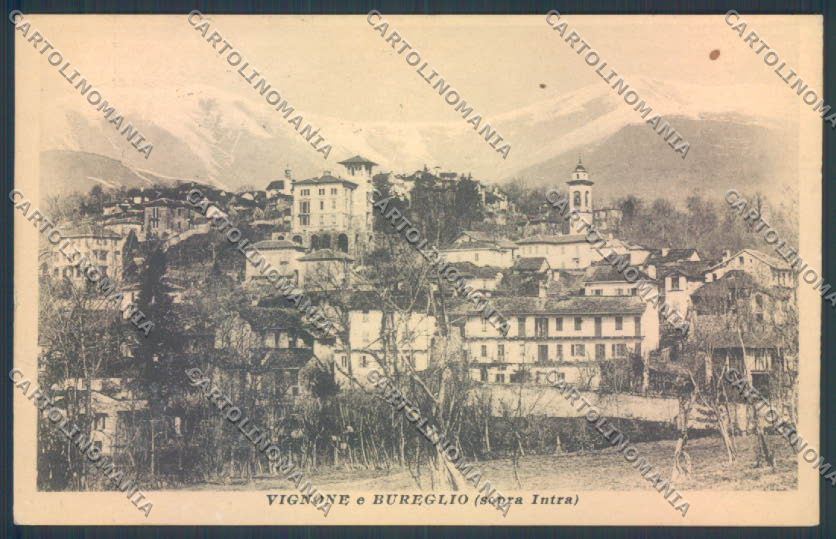 Verbania Vignone Bureglio cartolina ZQ7149 – fronte