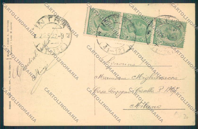Verbania Vignone Bureglio cartolina ZQ7149 – retro
