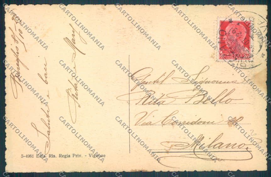 Verbania Vignone cartolina ZQ7151 – retro
