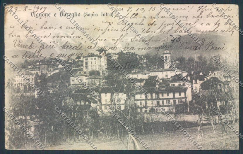 Verbania Vignone Bureglio cartolina ZQ7152 – fronte