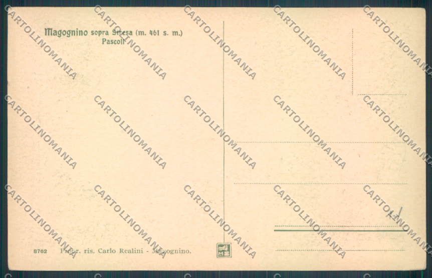 Verbania Stresa Magognino cartolina ZQ7156 – retro