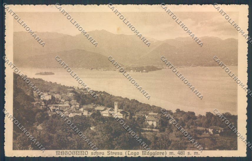 Verbania Stresa Magognino cartolina ZQ7158 – fronte