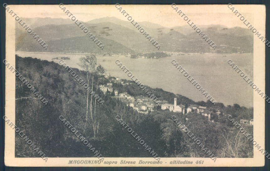 Verbania Stresa Magognino cartolina ZQ7159 – fronte