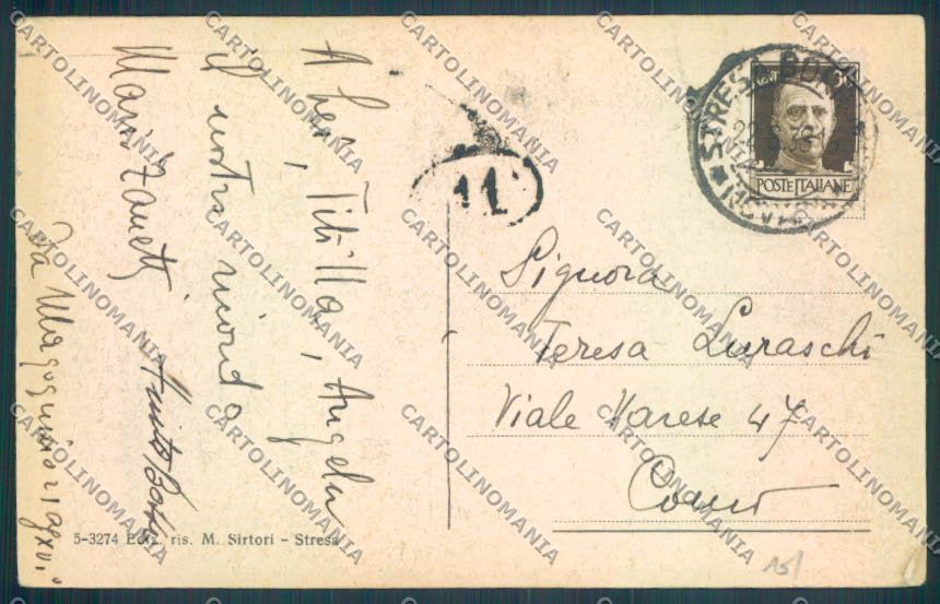 Verbania Stresa Magognino cartolina ZQ7159 – retro