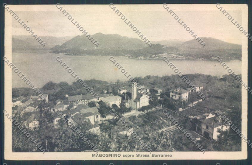Verbania Stresa Magognino cartolina ZQ7160 – fronte